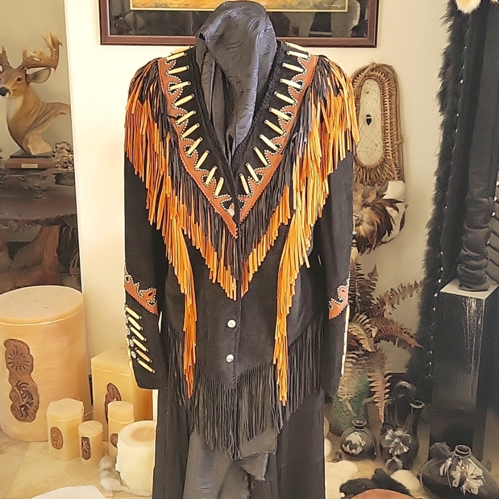 NWOT DIAMOND LEATHER SUEDE WESTERN JACKET